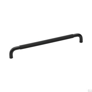 Tirador para mueble alargado Helix 224 Black Metal