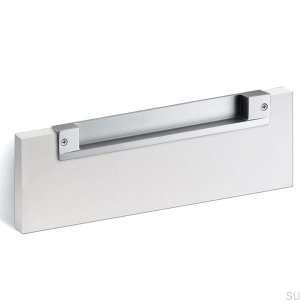Tirador para mueble empotrado 3730 Aluminio cepillado