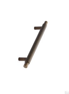 Tirador para mueble rectangular Manor 128 Oro envejecido