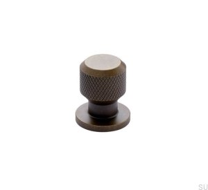 Pomo para mueble Manor Round Oro envejecido
