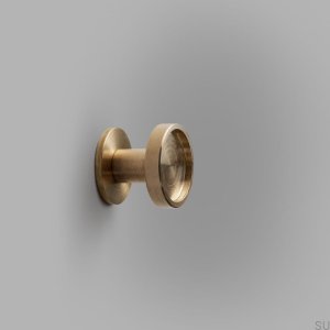 Colgador de pared Ina S Short W Latón, cepillado sin pintar