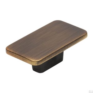 Pomo para muebles 2411 Oro envejecido cepillado