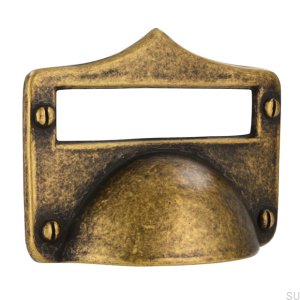 Tirador para mueble Shell 1682 32 Bronce Antiguo