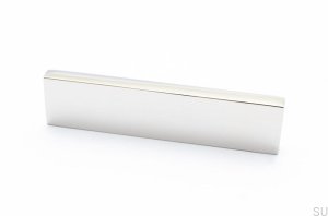 Tirador para mueble Clean Cut 64 Acero pulido plateado