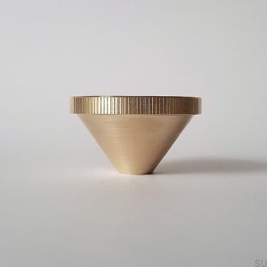 Pomo para mueble Connie M Latón cepillado Sin pintar