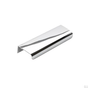 Tirador para mueble Edge Lip 120 Silver Cromo pulido