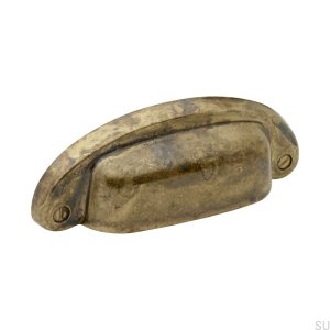 Tirador para mueble Shell 420 32 Antique Antiqued Gold