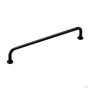 Tirador para mueble rectangular 1353 128 Metal negro