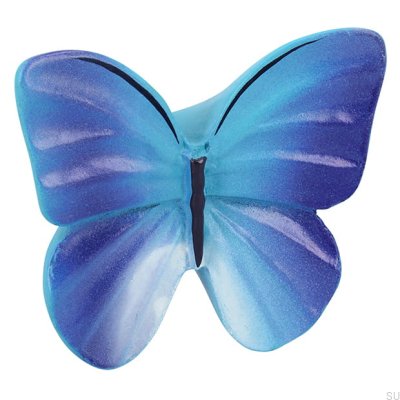 Pomo para mueble H044 Mariposa Plastico Azul
