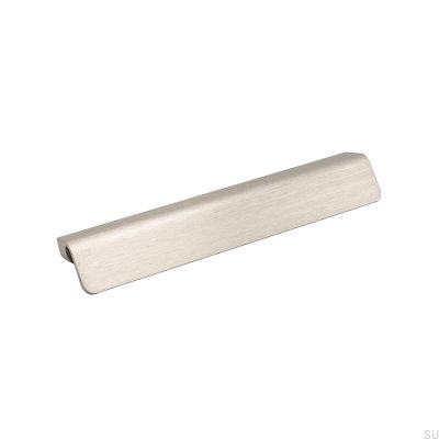 Uchwyt meblowy podłużny Fringe Srebrny Aluminiowy