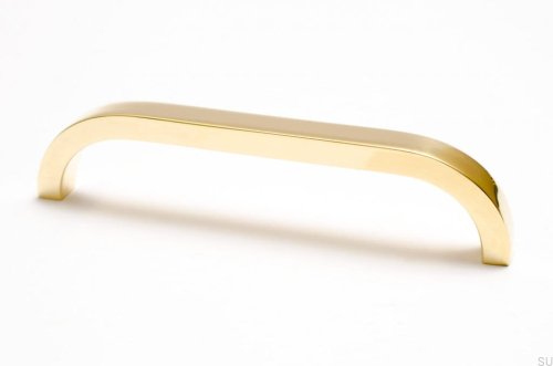 Tirador para mueble Slim 136 Gold, Latón, Pulido Skandynawskie Uchwyty
