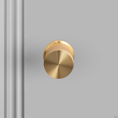 Pomo de puerta de doble cara Cross 57 Latón