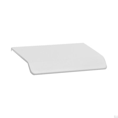 Tirador para mueble Curve 32 edge, Aluminio Blanco