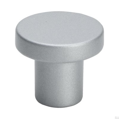 Pomo para muebles 2078 Metal plateado (aspecto aluminio)