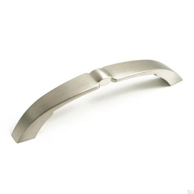 Tirador para mueble alargado 7252128 Níquel cepillado