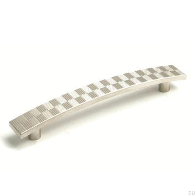Tirador para mueble largo 7191128 Níquel cepillado