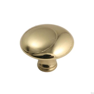 Pomo para mueble 3540 Lacado Oro Pulido