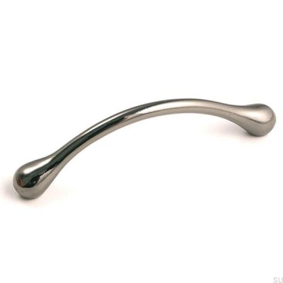 Tirador para mueble alargado 4446128 Níquel negro pulido