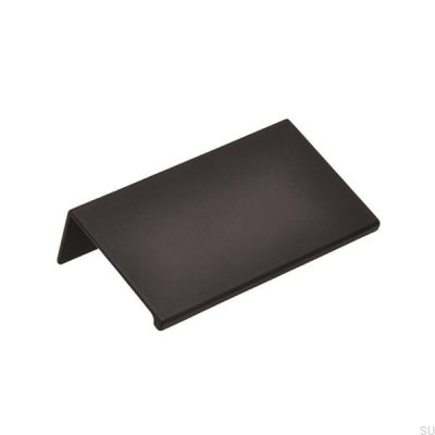 Tirador de borde para mueble 2446 Metal negro