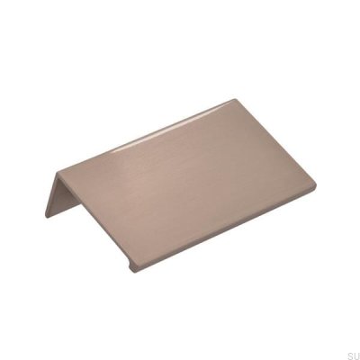 Tirador de borde para mueble 2446 Níquel cepillado