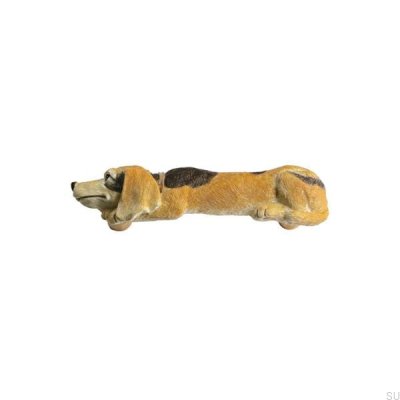 Tirador rectangular para mueble Hund Pies 64 Polyresin