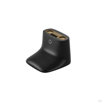 Pomo para muebles MF 1 Latón Negro (2 piezas)