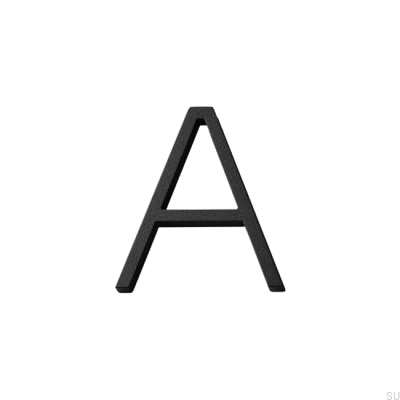 Numeración de casas en minúscula A Aluminio