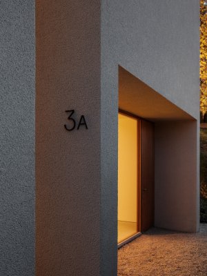 Número de casa dígito pequeño 3 Aluminio