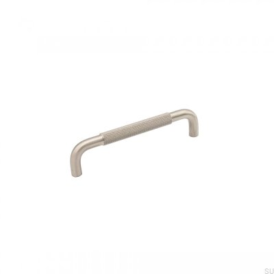 Tirador para mueble alargado Helix 128, aluminio, plata 