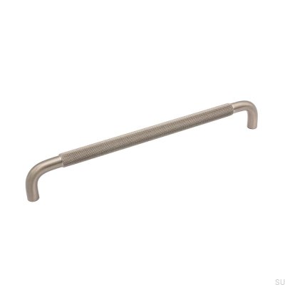 Tirador para mueble alargado Helix 224, aluminio, plata 