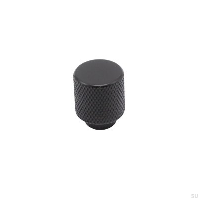 Pomo para mueble Helix Negro mate