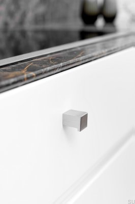 Pomo para muebles Byte de acero inoxidable pulido