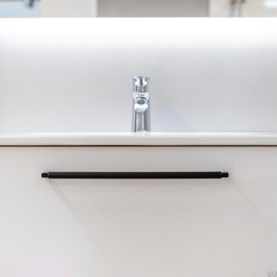 Tirador para mueble longitudinal Track 320 Metal negro