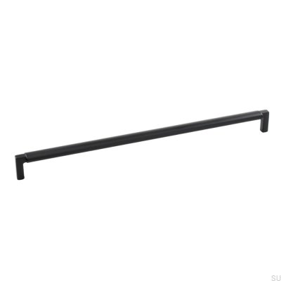 Tirador para mueble rectangular Lecco 320 Metal negro