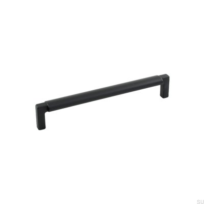 Tirador para mueble longitudinal Lecco 160 Metal negro