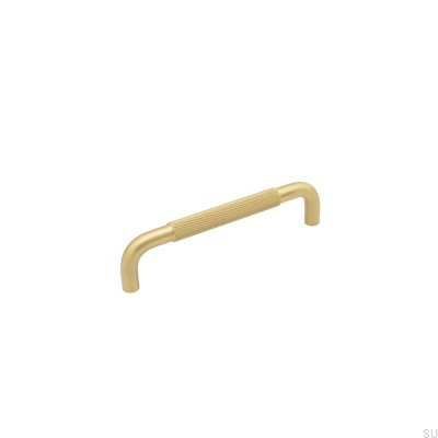 Tirador para mueble alargado Helix 128 Gold Brushed
