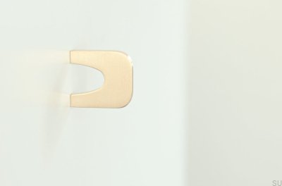 Pomo para mueble Bridge 32 Latón Cepillado Sin pintar