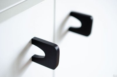 Pomo para mueble Bridge 32 Aluminio negro