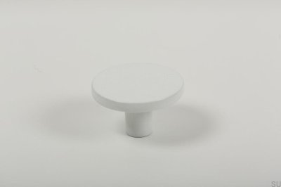 Pomo para mueble Como de metal, blanco