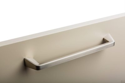 Tirador para mueble rectangular Arrow 192 Níquel cepillado
