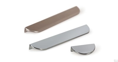 Tirador para mueble longitudinal Nick 32 Cromo pulido