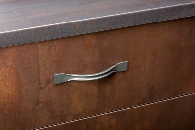 Tirador largo Raviolo 96 Tin para mueble