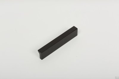 Tirador para mueble Angle 100. Aluminio negro