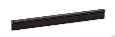 Tirador para mueble Angle 200. Aluminio negro