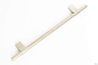 Tirador para mueble longitudinal Line Big 224 Acero inoxidable cepillado