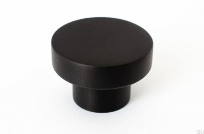 Pomo para mueble Dot 40 Aluminio negro