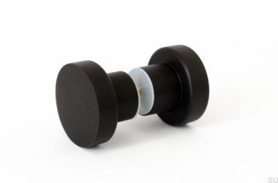 Pomo de puerta Doble Cara Dot 40 Aluminio Negro