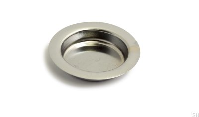 Tirador empotrado para puertas correderas 200 Cromo brillo (2 piezas)