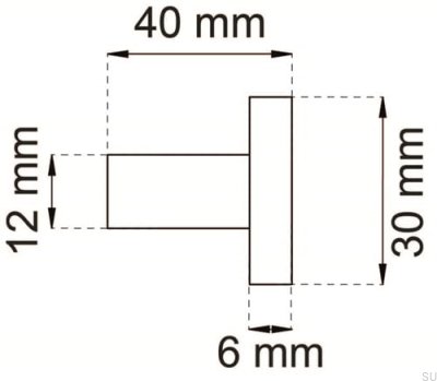 Colgador de pared 1368 XL Oro pulido