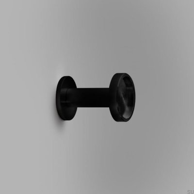 Colgador de pared Ina S W Aluminio negro